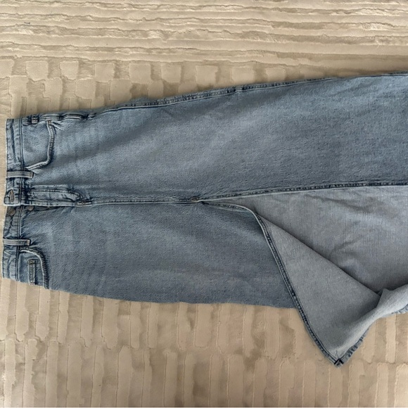 Zara Light Blue Denim Maxi Skirt, Small - Picture 2 of 3